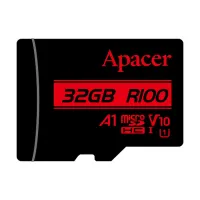 Apacer R100 MicroSDXC UHS-1 U3 V30 A2 32GB Class 10 Memory Card